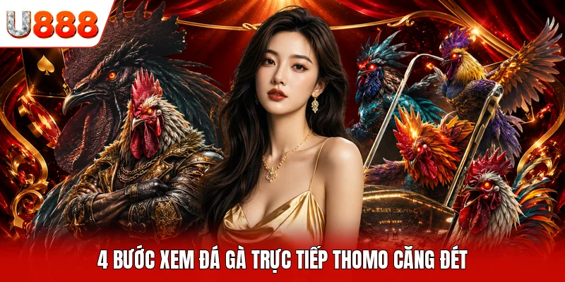 4 bước xem đá gà trực tiếp Thomo căng đét