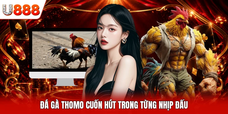 Đá gà Thomo cuốn hút trong từng nhịp đấu
