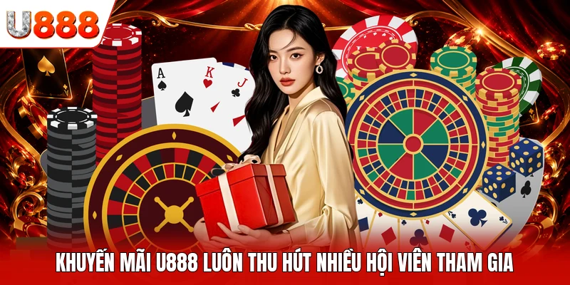 Khuyến mãi U888 luôn thu hút nhiều hội viên tham gia